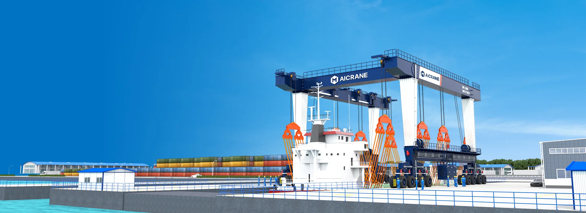AICRANE продает мобильные краны для судов