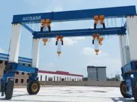 Козловые краны на пневмоходу 4 x 15Т